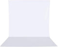 HEMMOTOP White Photo Backdrop, 6x9 ft White Background for Photography, Seamless Screen Backdrops for Photoshoot, Easter, Birthday Party, Video Recording, Photos, Projector (Backdrop only)