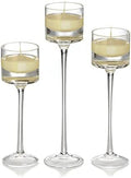 yummi Set of 18 Floating Candles and Monet Stem Holders - Buttercup Yellow