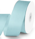 KMER LIFE 1-1/2" Wide x 50 Yards Baby Blue Single Faced Polyester Satin Ribbon - Perfect for Wedding Decor, Wreaths, Crafts, Gift Wrapping & Other Projects
