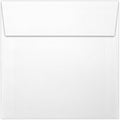 LUXPaper Square Invitation Envelopes | Peel & Press | 6" x 6" | White Linen | 80lb. Text | 50 Qty