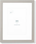 Opposite Wall - 8x10 in - Real Wood Grey Picture Frame - Lightweight, Versatile & Shatterproof - Wall Hanging & Tabletop Photo Frame - Office, Gallery & Home Decor
