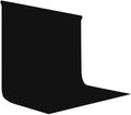 10x10ft Big Black Screen Backdrops Solid Black Photo Backdrops for Photoshoot, Photography Background for Meeting Wall, Party, Videos