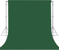 Dark Green Photography Backdrop for Photoshoot, Photo Backdrop Curtain, Perfect Dark Green Backdrops for Party Portrait Photoshoots Video Studio 10FTx20FT