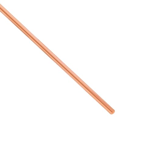 8 Gauge3.2 mm 6.5 feet 5 oz 99.9% Dead Soft Copper Wire for Electroculture Gardening, Jewelry Making, Beading, Science Projects, DIY Artwork, Pure Bare Copper Wire