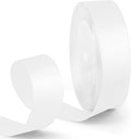 1 Inch 25 Yards Satin Ribbon White, Solid Color Fabric Ribbon for Gift Wrapping, Wedding, Polyester Gift Ribbon for Birthday Party Decoration, Craft, Hair, Floral, Sewing
