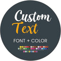 Custom Stickers for Weddings, Birthdays & Businesses - Personalized Labels with Your Logo - Waterproof, Fade and Heat Resistant - Pack of 100-1000 (Custom Text, 2.5 Inch)