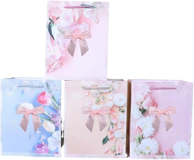 2.5" Hgzgch Light Pink Satin Ribbon Bow for Gift Wrapping, Premade Bows for Crafts, Cake, Party Favors, Handmade Bows with Double-Sided Tape, Self Adhesive Gift Bows for Presents, Treats- 50pcs