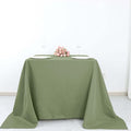 Efavormart 90" Eucalyptus Dusty Sage Wholesale Linens Polyester Square Linen Tablecloth for Kitchen Dining Catering Wedding Birthday Party Events