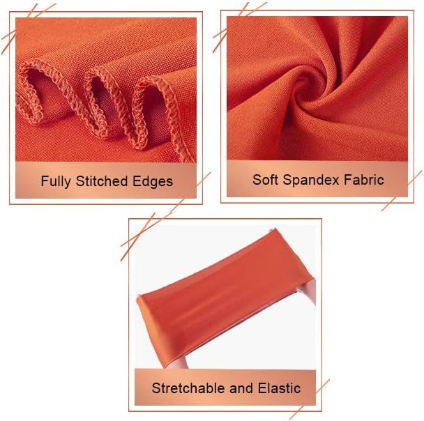VDS Pack of 10 PCS | Purple | Spandex Chair Sashes Bows Without Buckle | Stretch Elastic Banquet Universal Folding Chair Band Tie with for Wedding Party Conference Celebration Event Decoration