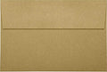 LUXPaper A10 Invitation Envelopes | Peel & Press | 6" x 9 1/2" | Grocery Bag Brown | 70lb. Text | 50 Qty