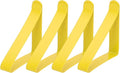 uxcell 4 Pack Tablecloth Clips, Stainless Steel Table Cloth Cover Clamps, 2.56" x 2.68" Windproof Holder Clips for Home Party Picnic Wedding Camping Dining Tables, Yellow