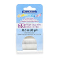Beadalon ColourCraft Wire, 28 Gauge, Silver Color, 40 yd Spool