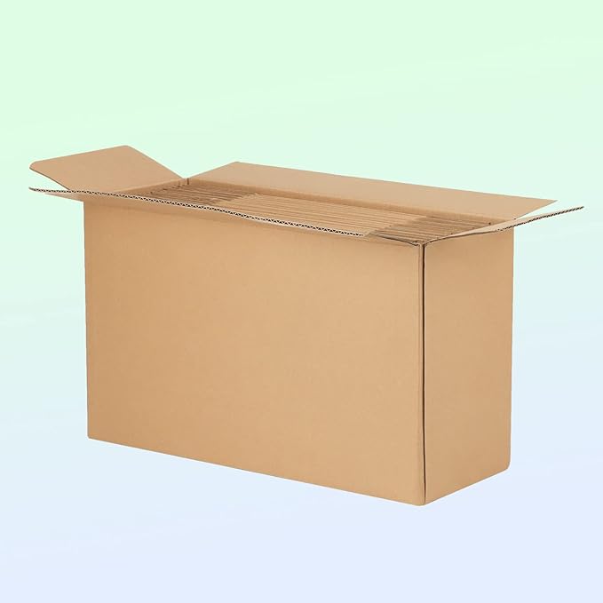MEBRUDY 9x6x2 Inches Shipping Boxes Pack of 50, Small Corrugated Cardboard Box for Mailing Packing Literature Mailer
