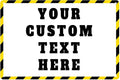 Custom Signs Outdoor Metal - 12 x 8 Personalized Aluminum Rust-Proof Entrance Garden Hazard Intersection Parking Signs, Decorative Sign