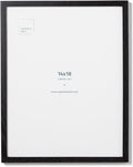 Opposite Wall - 14x18 in - Black Solid Oak Wood Picture Frame - Lightweight, Versatile & Shatterproof - Wall Hanging Poster or Photo Frame - Wall Decor for Office, Gallery & Home