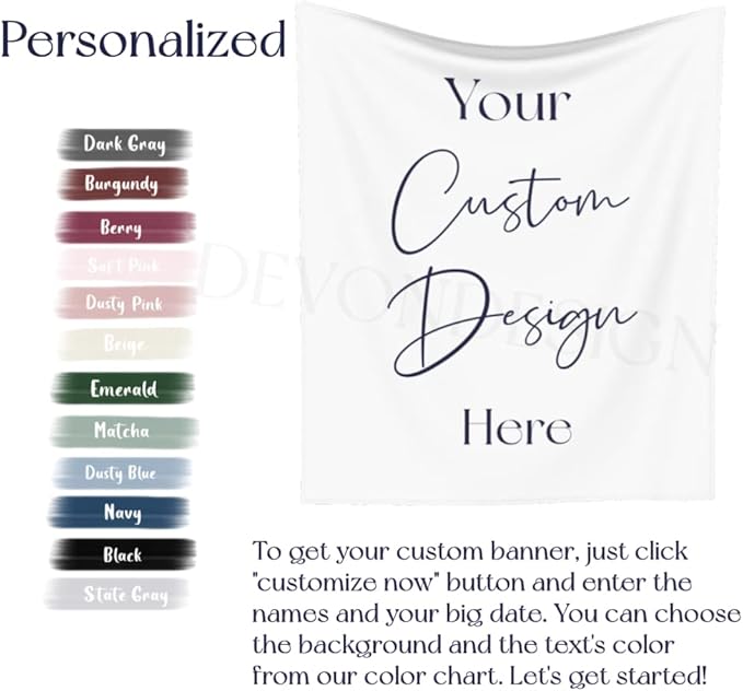 We Love Because He First Loved Us Backdrop,Custom Tapestry with Names and Date,Rustic Wedding Sign,Personalized Calligraphy Wedding Banner for Ceremony,Reception Backdrop,One Size