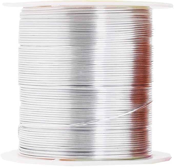 Mandala Crafts 18 Gauge Anodized Aluminum Craft Wire for Jewelry Making - 400 FT Colored Flexible Neutral Combo Wire - Bendable for Bonsai Armature Crafting Sculpting