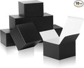 COTOPHER Small Gift Boxes 10 Pack 6x6x4 inches Black Gift Boxes with Lids for Gifts, Crafting, Wedding Party Favor, Cupcake Box, Candy, Bridesmaids Proposal Box