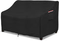okcool Heavy Duty Patio Sofa Cover, 100% Waterproof 3-Seater Outdoor Sofa Cover Fits up to 76W x 32.5D x 33H Inches, Lawn Patio Furniture Covers,Black