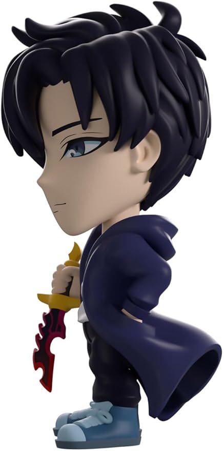 Youtooz Sung Jinwoo 4.7 Inch Vinyl Figure, Solo Leveling Sung Jiwoo Shadow Monarch Collectible for Anime and Webtoon Fans