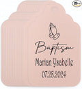 Mi Bautizo Baptism Christening Personalized Thank You Tags 20 pcs - More Colors Available (pink shimmer)