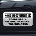 Car Magnet Signs Custom - 24"x12" (Set of 2), 30-mil Thickness with Rounded Corners (White)