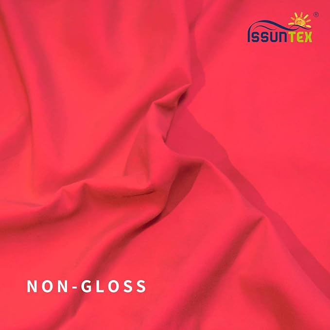 ISSUNTEX 10X20 ft Background Muslin Backdrop, Photo Studio, Collapsible High Density Screen for Video Photography and Television-Red