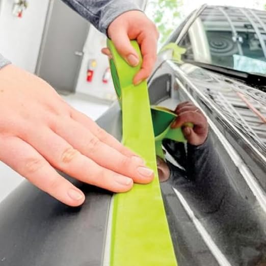 LAUCO DINOGREN High Performance Automotive Masking Tape – 0.75 Inch x 60 Yards (48 Rolls) – Green Tape for Car Paint, Body Shop Use, Heat & Water Resistant, Clean Removal, Multi-Surface Crepe Backed