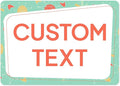 Custom Sign, Custom Street Sign, 11 Font Colors, 13 Font Styles, 4 Hole Options, 22 Sizes, 10x14 Inches, Rust Free DiBound, Fade Resistant, Made in USA by My Sign Center (Mid-Century Modern 2)