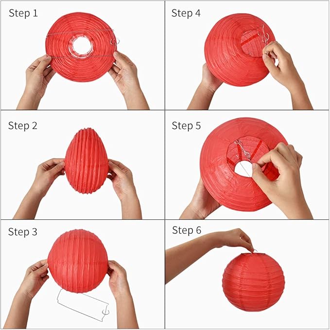 BEISHIDA 12Pcs Orange Purple Black Paper Lanterns Decorative Chinese/Japanese Hanging Round Paper Lanterns Lamp for Halloween，Birthday, Wedding, Christmas, Bridal,Home Decor, Party Decoration
