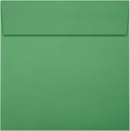 LUXPaper Square Invitation Envelopes | Peel & Press | 5" x 5" | Holiday Green | 80lb. Text | 50 Qty