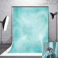 3x5ft Aqua Abstract Solid Photography Backdrops Gradient Portrait Photo Booth Background for Photographyer