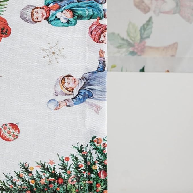 Maison d' Hermine Table Runner 100% Cotton Double Layer Table Runners 72 inches Long for Thanksgiving Christmas Decorations Home Kitchen Dining Party Wedding (Chromo, 14.5" x 72")