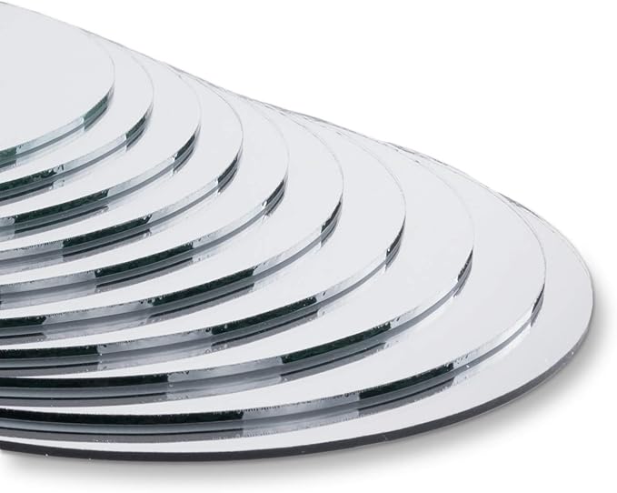 Super Z Outlet Round Mirror Wedding Table Centerpieces (6" Inches)