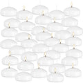 36 Floating Candles, Smoke-Free and odorless, Burning continuously for 8-10 Hours, White, 3-inch Floating Candles, Suitable for Valentine's Day, Weddings, Holidays, Home Decoration