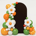 LEBENGURU Upgraded 6FT Wedding Arch Cover, Brown Spandex Fitted Arch Backdrop Cover, Round Top Chiara Stand Covers for Birthday Party Baby Shower Banquet Balloon Décor