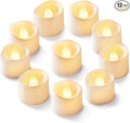 Homemory 12Pcs Flickering Flameless Candle Battery Operated, 200+Hours Fake Electric LED Tea Lights for Votive, Centerpiece Table Decorations, Wedding, Aniversary, Halloween, Christmas