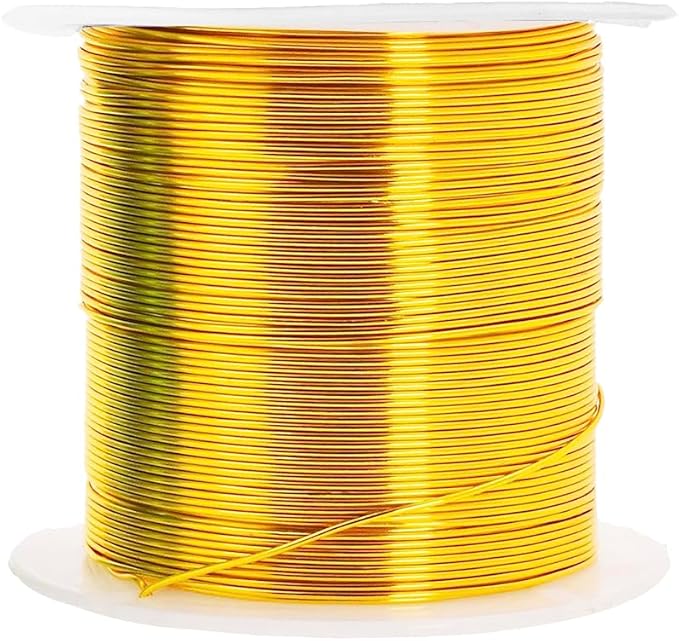 Mandala Crafts 16 Gauge Anodized Aluminum Craft Wire for Jewelry Making - 400 FT Colored Flexible Pastel Wire - Bendable for Bonsai Armature Crafting Sculpting