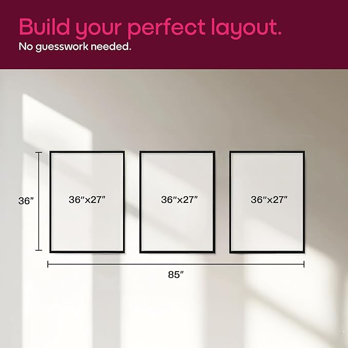 Mixtiles Official - Custom Photo Tiles - Personalized Printed Photos - Magnetic Wall Frames - Adhesive Sticker, No Nails - Various Sizes and Frames - XL-Portrait-set-Tile - Frameless