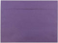 JAM PAPER 9 x 12 Booklet Premium Envelopes - Dark Purple - Bulk 500/Box