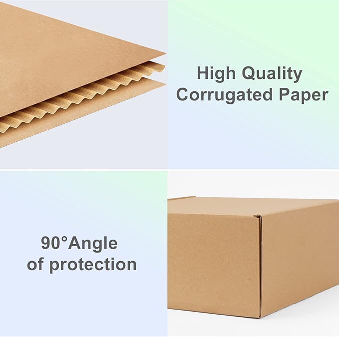 MEBRUDY 6x4x3 Inches Shipping Boxes Pack of 50, Small Corrugated Cardboard Box for Mailing Packing Literature Mailer