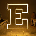 Light Up Letters E, Led Marquee Letter Lights Neon Sign, 13.9" Height Decorative Lighted Alphabet Number, Battery/USB Powered Led Letters Lights for Wedding, Birthday, Party, Christmas or Home Decor