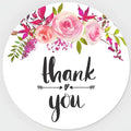 Custom Stickers for Weddings, Birthdays & Businesses - Personalized Labels with Your Logo - Waterproof, Fade and Heat Resistant - Pack of 100-1000 (Wreath H, 1.5 Inch)
