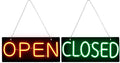 Led Open Sign for Business,OPEN and Close Double sided switching,Powered by 5V USB, And Adjustable Bright,Neon Sign for Storefront Window Glass Door Shop Store Florists Bar 15.7'' X 7''