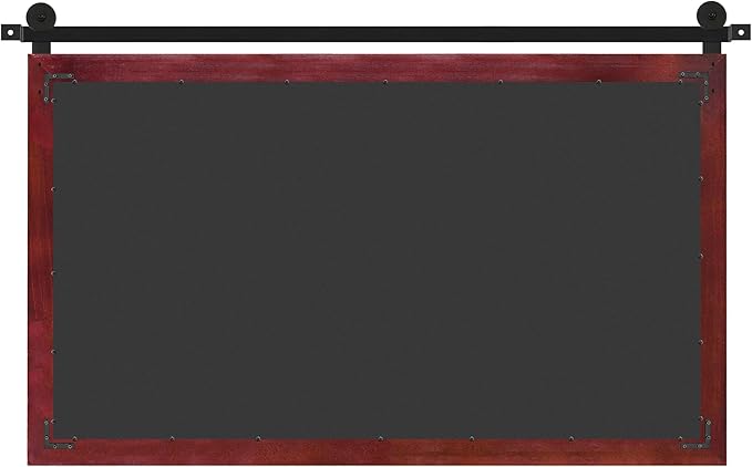 COGOOD Farmhouse Bathroom Mirror - 49 x 30 Large Rectangle Barn Door Mirror for Vanity, Bedroom, Living Room Wall Decor (Espresso)