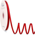 Ribbli Red Satin Ribbon Double Faced Satin 1/4 Inch x Continuous 100 Yards-Red Ribbon for Gift Wrapping Crafts Wedding Decoration Bows Bouquet Floral Arrangement