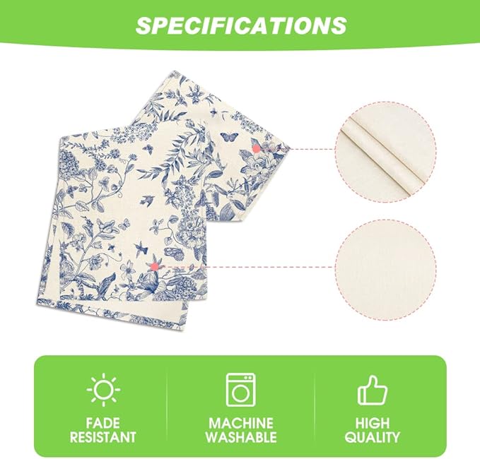 Artoid Mode Monochrome Sketch Birds and Flowers Spring Table Runner, Seasonal Summer Fall Kitchen Dining Table Decoration for Home Party Decor 13x36 Inch