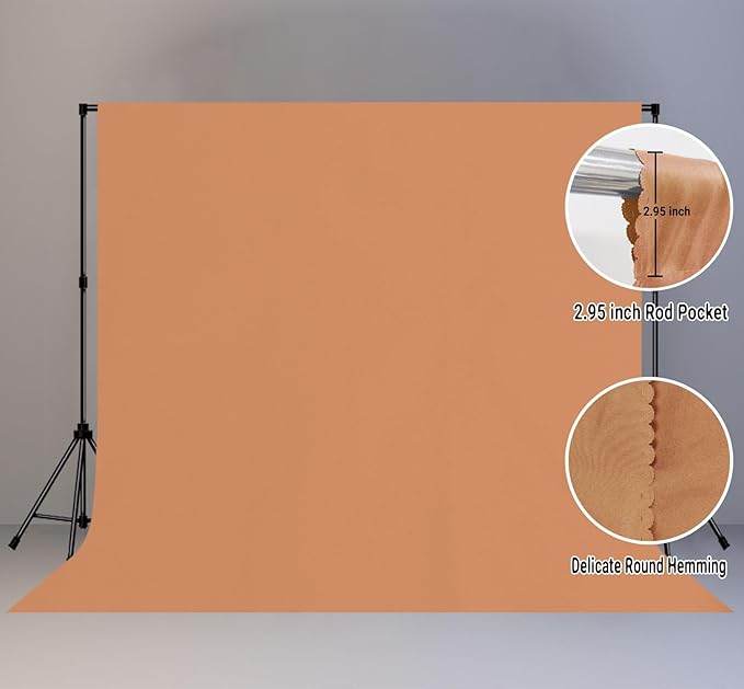 Seamless Background Cloth 10x10FT Light Pink Backdrop for Photography Studio Props