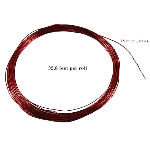 14 Rolls Colored Aluminum Craft Wire, 459 Feet 1mm Flexible Metal Artistic Floral Jewelry Beading Wire for DIY Jewelry Craft Making, Each Roll 32.8 Feet, 14 Colors