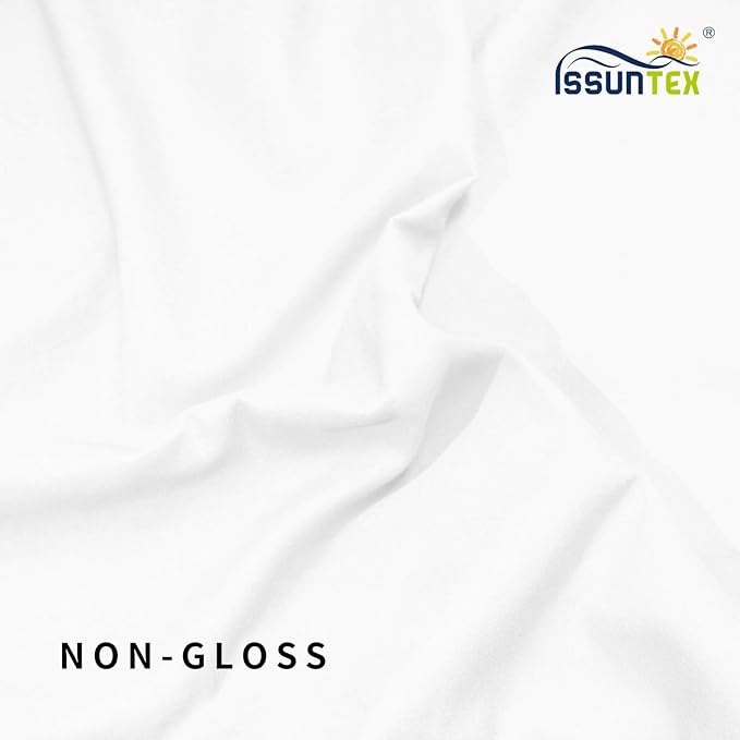 ISSUNTEX 5X6.5 ft White Background Backdrop,Photo Studio,Collapsible High Density Screen for Video Photography and Television